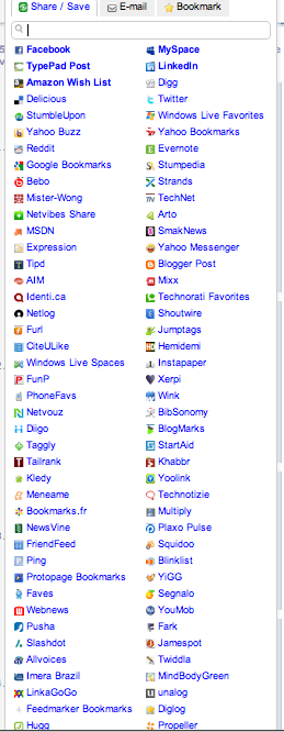 Add to any full Add to Any full page